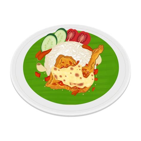 Premium Vector Smashed Chicken Or Ayam Geprek Mozzarella Vector