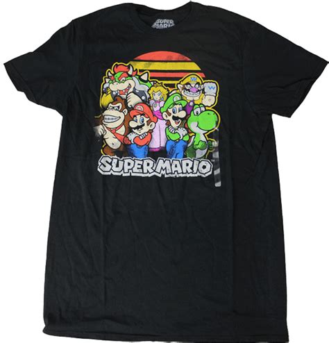 Super Mario White Officially Licensed T Shirt For Sale Dkoldies