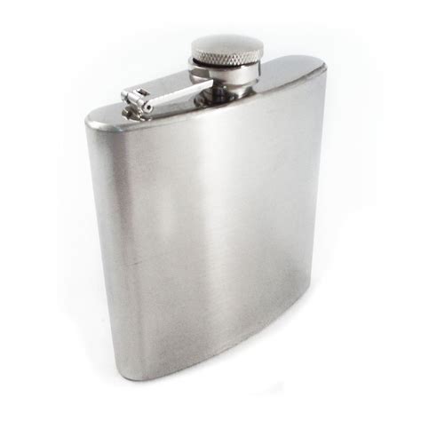 Hip Flask Stainless Steel 6oz Alcohol Concealed Drinkware - Walmart.com