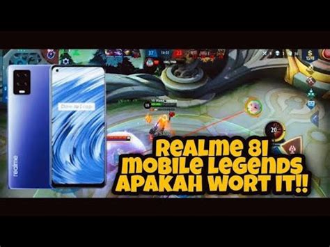 Test Mobile Legends Di Realme 8i Mediatek G96 Di Tahun 2023 Baterai