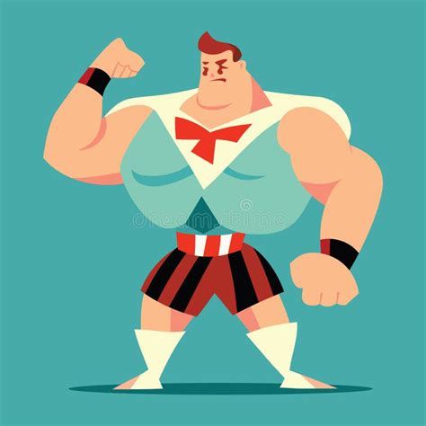 Cartoon Circus Strong Man Stock Illustrations 410 Cartoon Circus