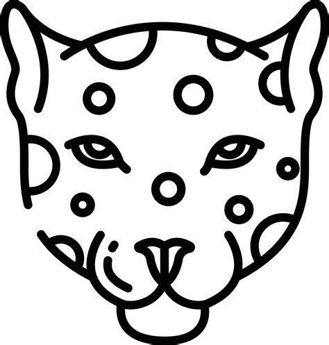 Leopard Outline Illustration 45616913 Vector Art At Vecteezy