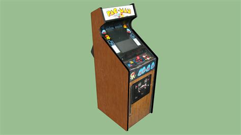 Pac Man Cabaret Video Arcade Game 3d Warehouse