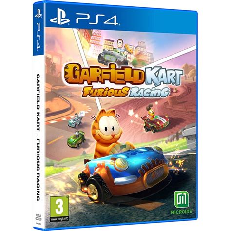 Garfield Kart Furious Racing Jogo PS4 PressStart Pt