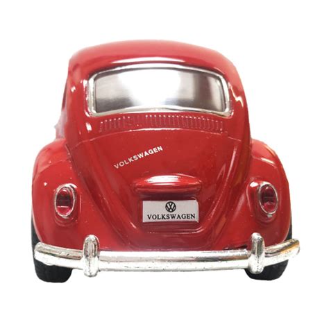 Carrinho Ferro Fusca Miniatura Vermelho No Shoptime