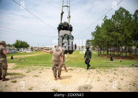 Paratroopers From The Royal Thai Army Participate In Basic Airborne