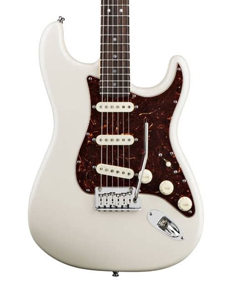 Fender American Deluxe Stratocaster Olympic Pearl Rosewood Gino