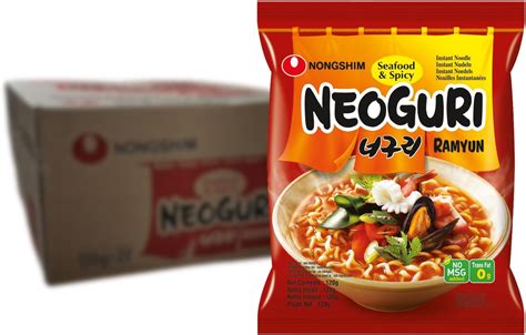 Nong Shim Noodles Neoguri Hot Pacco Da 20 X 130 G Amazon It