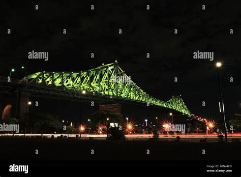 Jacques Cartier Bridge at night Stock Photo - Alamy