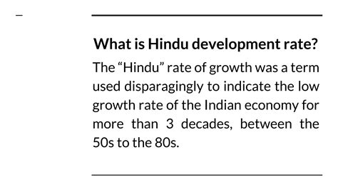 Hindu Growth Rate Pptx