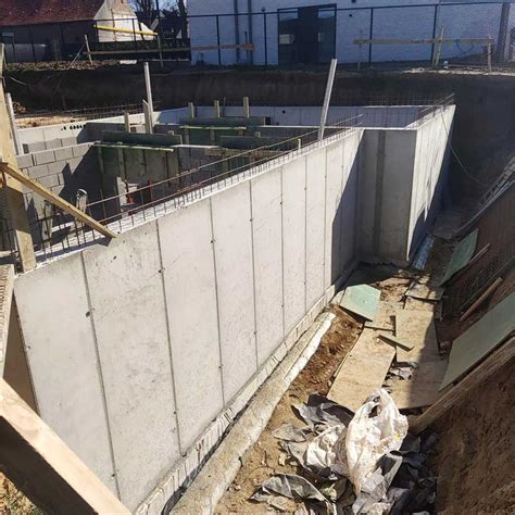 fondation  structure betonnee wax etudes engineering