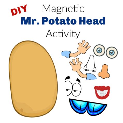 Magnetic Mr Potato Head Printable The Activity Mom Mr Potato Head Printable Mr Potato