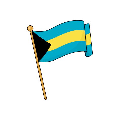 Bahamas Flag Royalty Free Stock SVG Vector And Clip Art