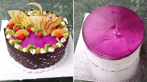 Fruit Cake Recipe Fruit Cake Design Fruit Cake Decorating Ideas Nitish Cake Master Youtube