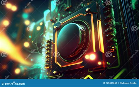 High Tech Digital Background Wallpaper Stock Illustration ...