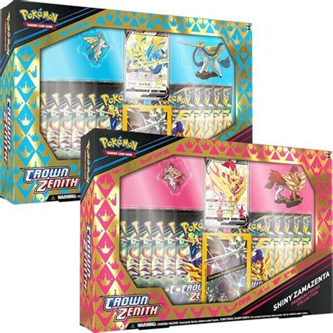 Pokemon Tcg Sword And Shield Crown Zenith Premium Figure Collection 2 Set Trading Card