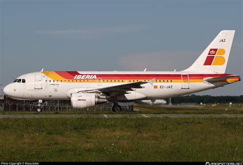 EC JAZ Iberia Airbus A319 111 Photo By Klaus Ecker ID 526487