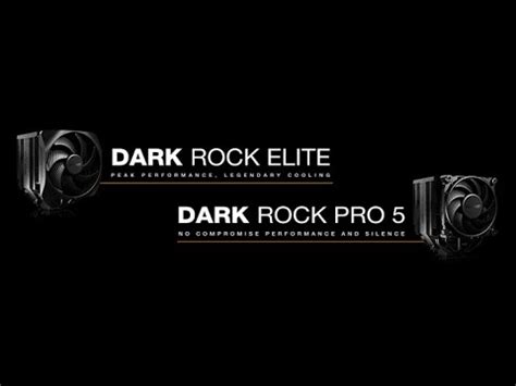 Dark Rock Elite Y Dark Rock Pro Los Nuevos Disipadores De Cpu De