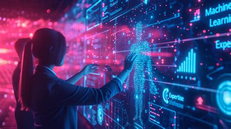 AI generated Business experts engage in a discussion, surrounded by