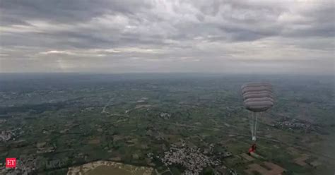 military combat parachute system: IAF tests indigenously developed ...