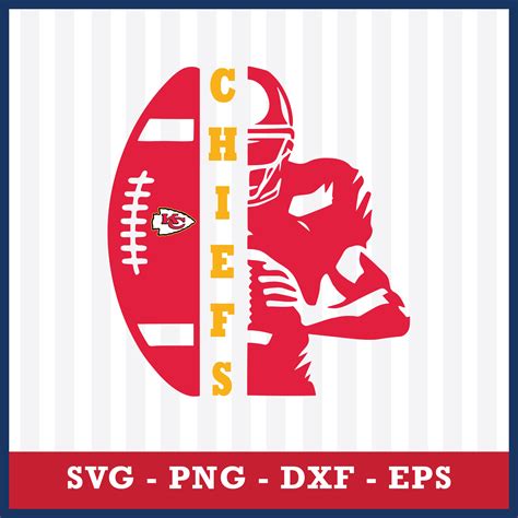 Chiefs Logo Svg, KC Chiefs Svg, NFL Svg, Eps Dxf Png Digital - Inspire Uplift