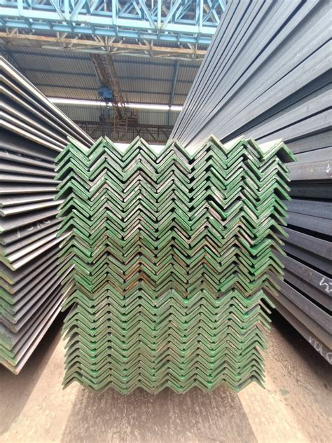 Thickness 10 Mm Mild Steel L Shaped Angle Size 6000 X 75 Mm At Rs