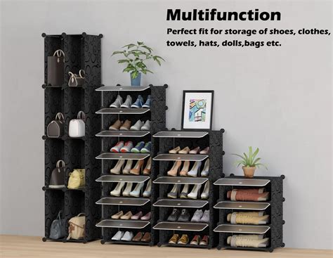 Homidec Shoe Storage Tier Shoe Rack Organizer For Closet Pair