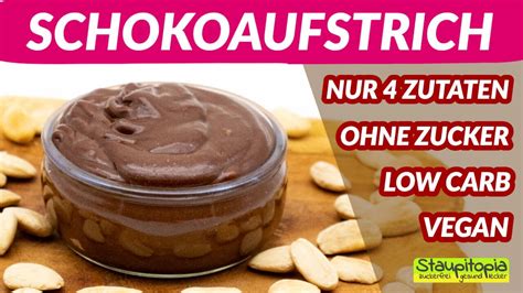 So Kannst Du Einen Leckeren Schokoaufstrich Ohne Zucker Aus Nur 4