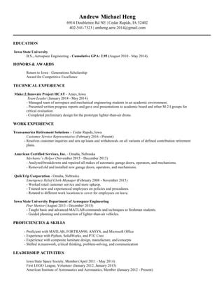 Linkedin Resume Pdf