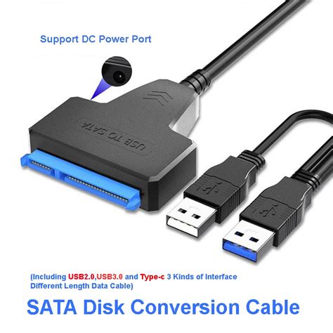 Cable Sata A Usb Adaptador Ide De Type C Cable Sata Para