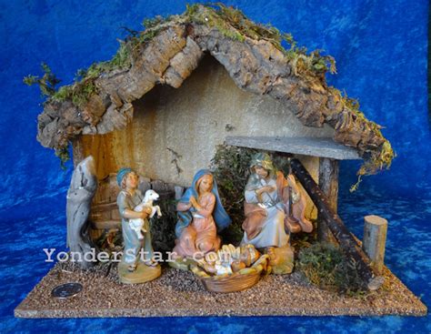 Lighted White Outdoor Nativity Scene 11 pcs - Yonder Star Christmas ...