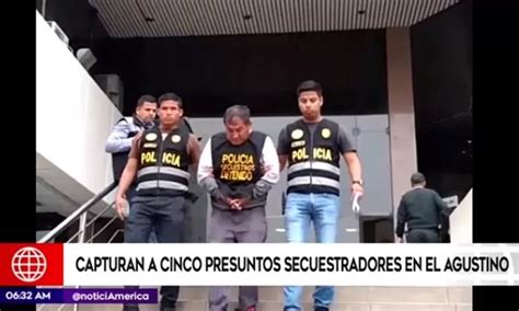 El Agustino la PNP capturó a banda de secuestradores y traficantes de