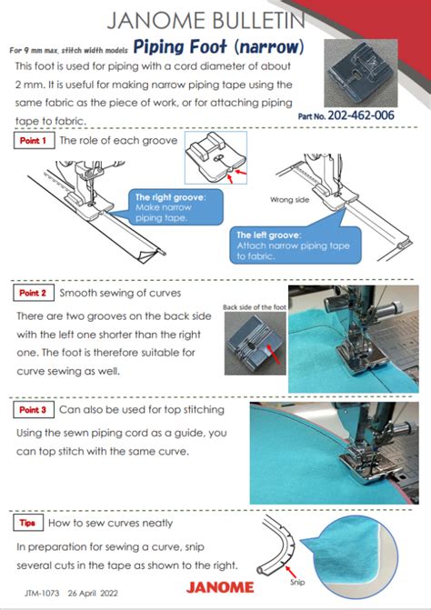 New Janome Presser Feet For 9mm Machines Janome Life