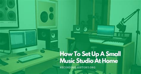 How To Set Up A Small Music Studio At Home - Song Lyrics & Facts