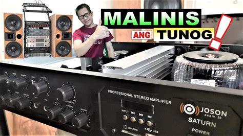 Malinis Ang Tunog Trending Na Joson Saturn Amplifier Sa Videoke