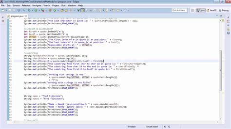 Working With Java Class Libraries String And Math Java Oocc 02