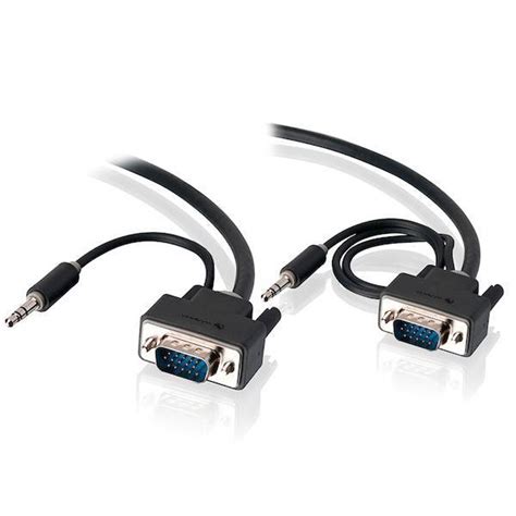 Alogic 1m Pro Series Slim Flexible Vga Cable With 80cm 30cm 3 5mm Stereo M M Vga Mm 01 Aps