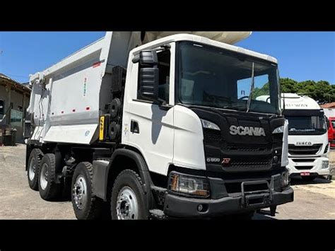 Scania G500 XT Ano 2022 basculante meia cana disponível a venda na