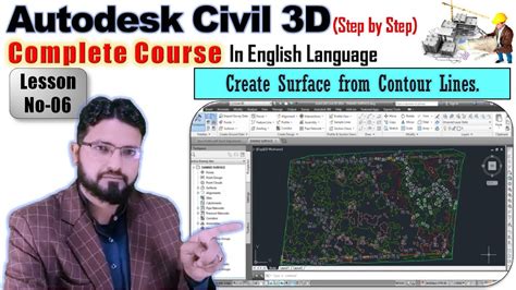 How To Create Surface From Contour Line Surface Creation In Civil D