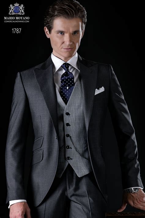 Bespoke Anthracite Grey Suit Mario Moreno Moyano