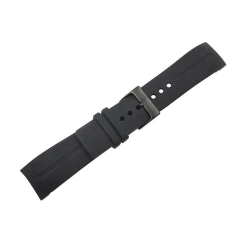 Kenneth Cole 24mm Black Rubber Watch Strap For Kc1850 Total Watch Repair