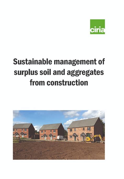 Sustainable Management Of Surplus Soil And Aggregates From