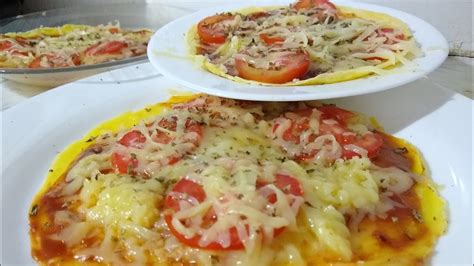 PIZZA DE TAPIOCA PRONTA EM 5 MINUTOS YouTube