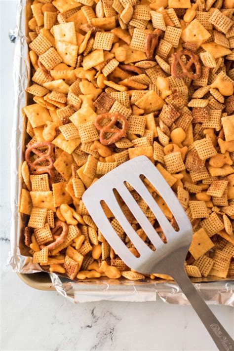 Easy Homemade Cheddar Chex Mix Recipe Play Party Plan