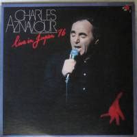 Charles Aznavour Live In Japan 76 中古レコード中古CDのDISK MARKET 中古盤 廃盤 レア盤