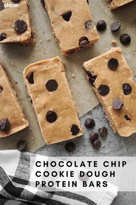 Chocolate Chip Cookie Dough Protein Bars In 2020 With Images