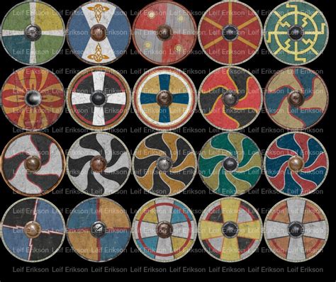 Historical Viking Shield Designs