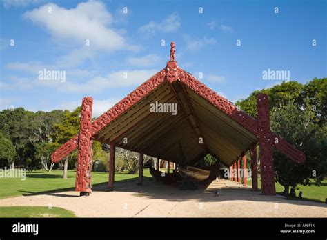 Whare Waka Canoe House With Largest Maori War Canoe Ngatokimatawhaorua