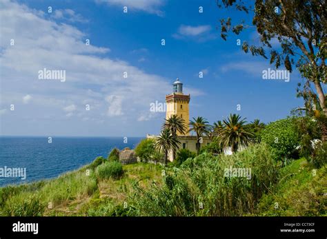 Lighthouse Of Cap Spartel Tangier Morocco North Africa Stock Photo