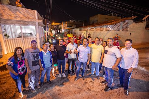 Prefeitura de Maceió Prefeito JHC vistoria obras de pavimentação em